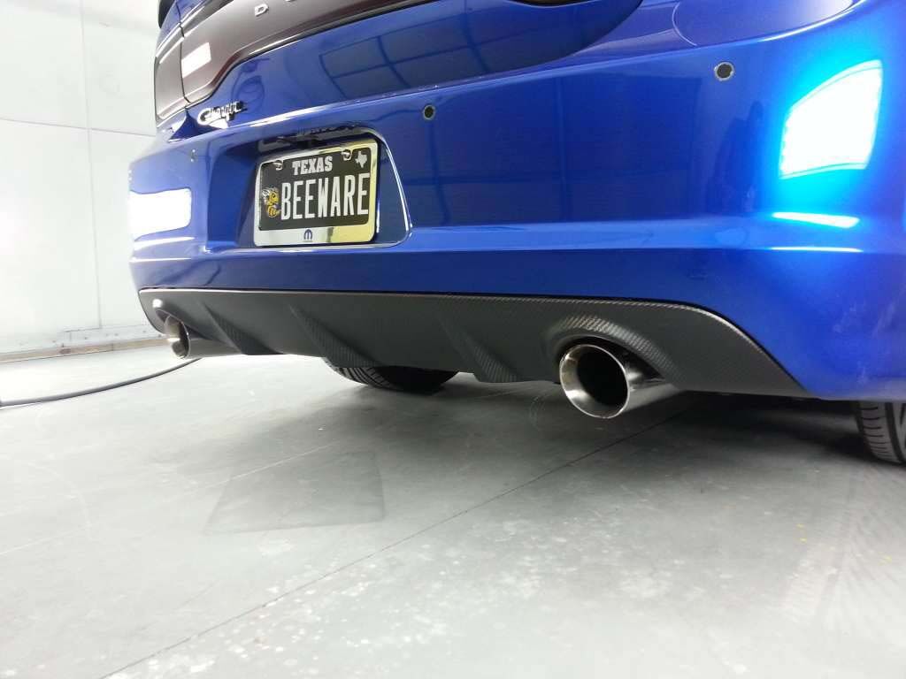 2011-2014 Dodge Charger SRT-8 Carbon Fiber OEM Rear Diffuser