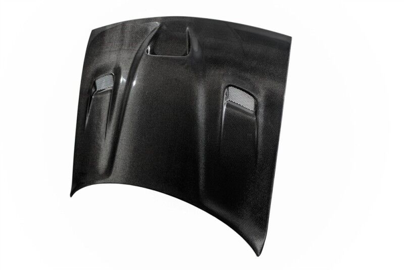 2008-2023 Dodge Challenger HellCat Style Functional Heat Extractor Carbon Fiber Hood
