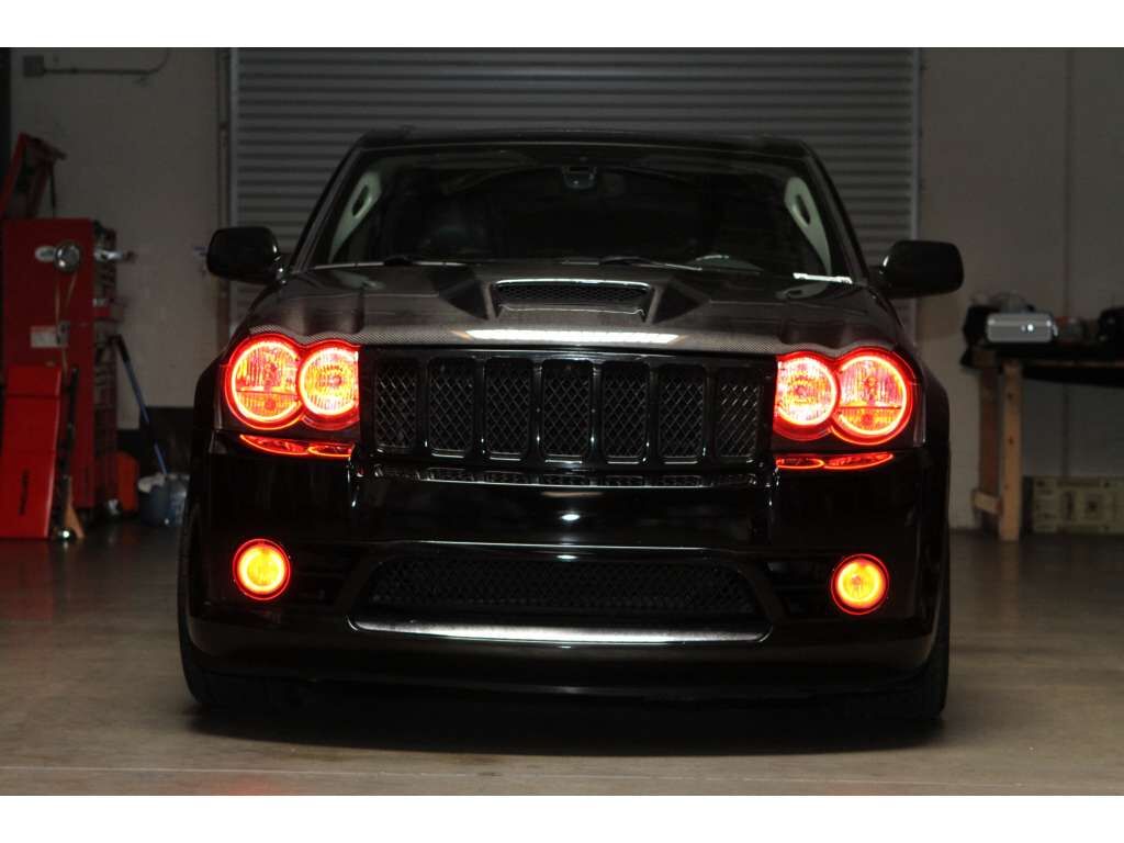 2005-2010 Jeep Grand Cherokee SRT-8 Functional Ram Air Carbon Fiber Hood