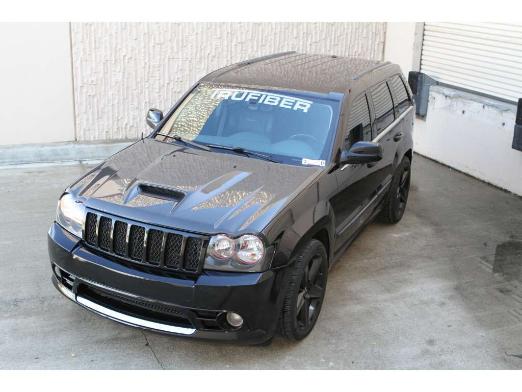 2005-2010 Jeep Grand Cherokee SRT-8 Functional Ram Air Carbon Fiber Hood