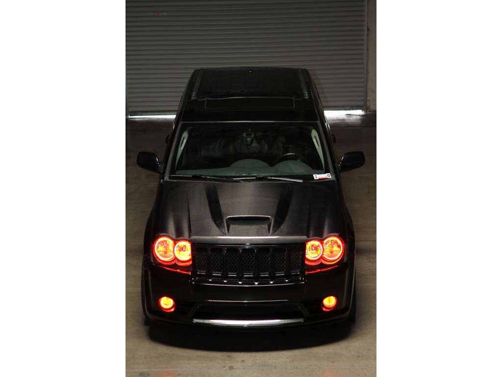2005-2010 Jeep Grand Cherokee SRT-8 Ram Air Carbon Fiber Hood - TC50020-A23
