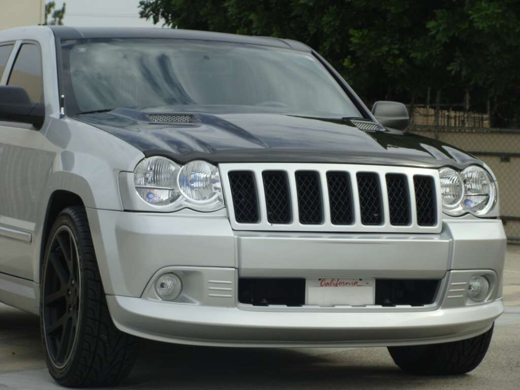 2005-2010 Jeep Grand Cherokee RTC Functional Ram Air Carbon Fiber Hood
