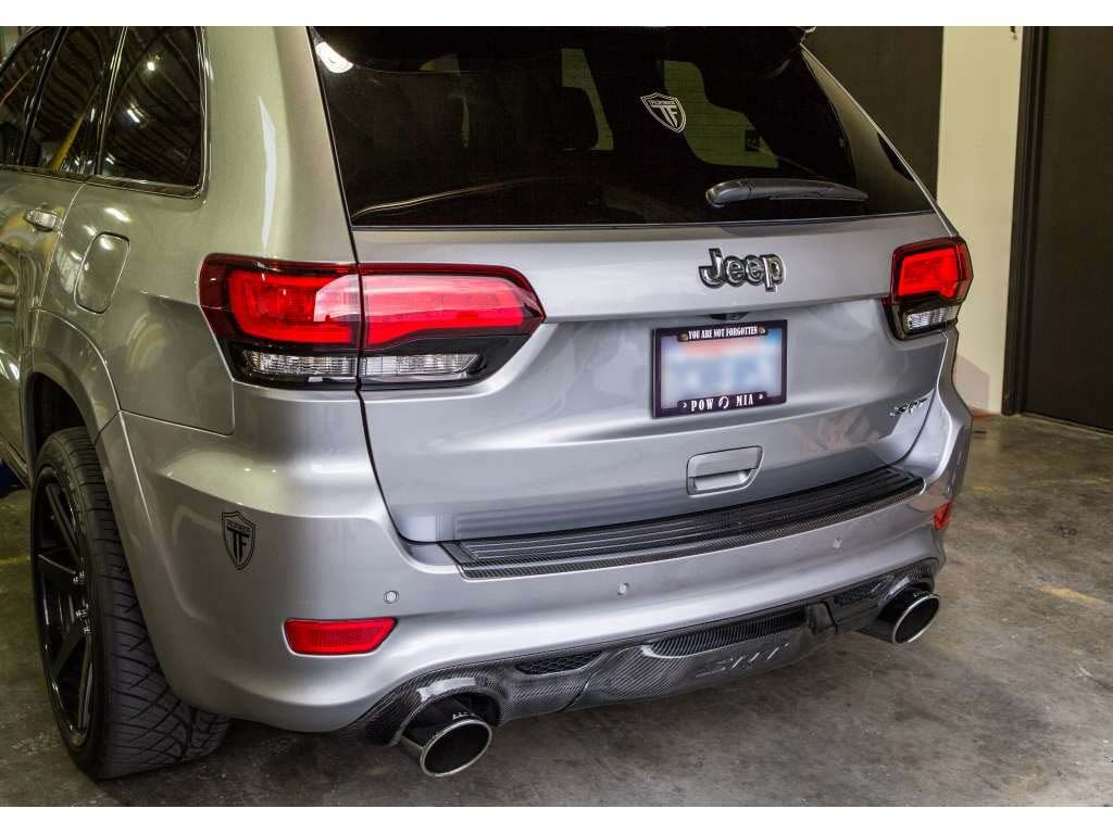 2014-2015 Jeep Cherokee SRT-8 Carbon Fiber OEM Rear Step Pad - TC50021-LG191