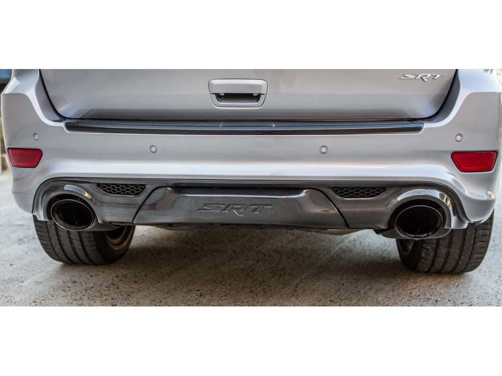 2014-2015 Jeep Grand Cherokee SRT-8 Carbon Fiber OEM 2PC Rear Diffuser