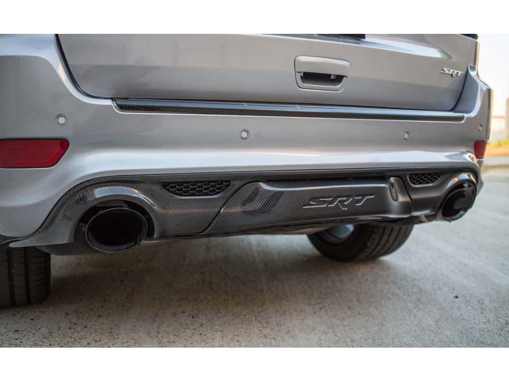 2014-2015 Jeep Grand Cherokee SRT-8 Carbon Fiber OEM 2PC Rear Diffuser