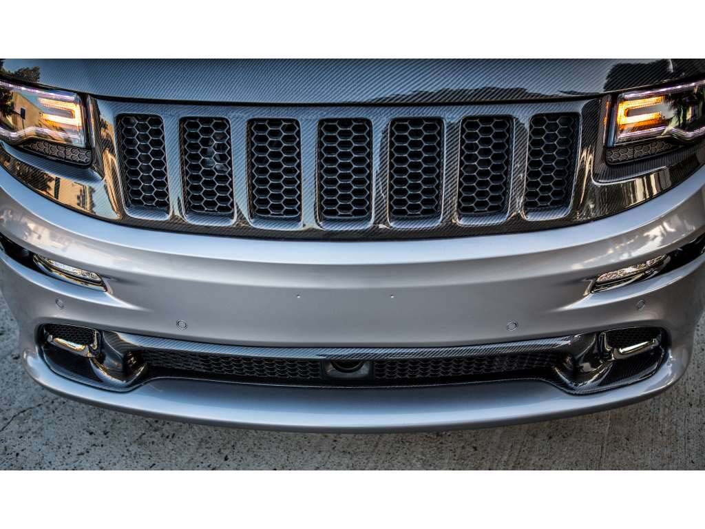 2014-2015 Jeep Grand Cherokee SRT-8 Carbon Fiber OEM Front Lower Grille
