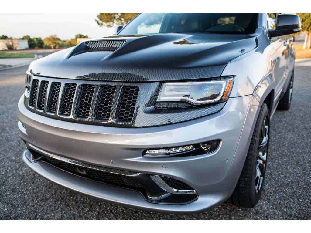 2014-2015 Jeep Grand Cherokee SRT-8 Carbon Fiber OEM Front Lower Grille