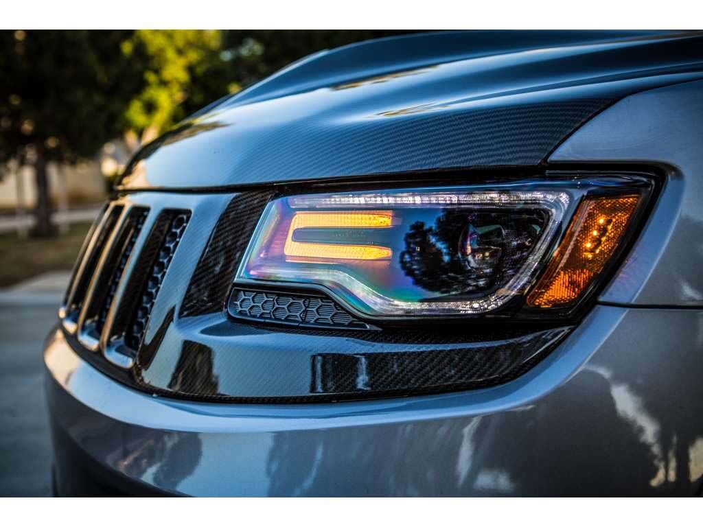 2014-2015 Jeep Grand Cherokee SRT-8 Carbon Fiber OEM Front Upper Grille