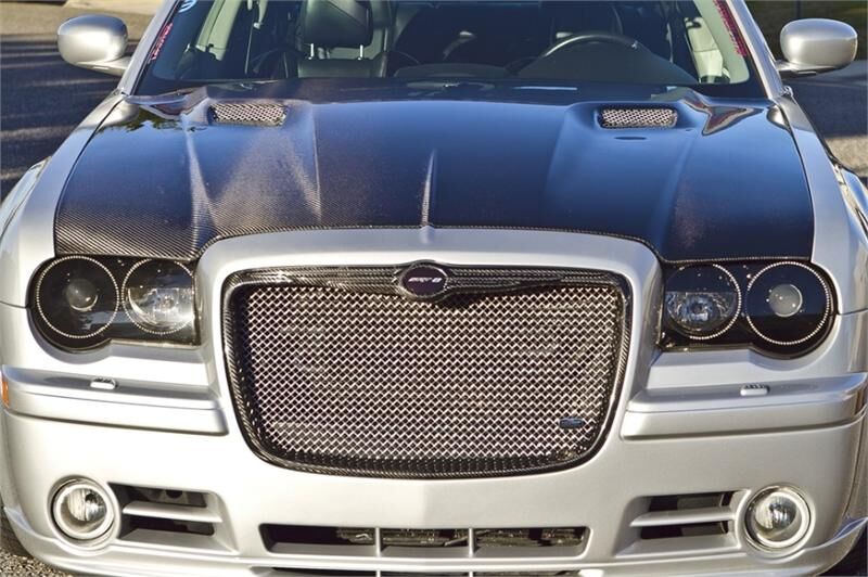 2005-2010 Chrysler 300/300c RTC Functional Ram Air Carbon Fiber Hood