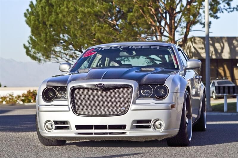 2005-2010 Chrysler 300/300c RTC Functional Ram Air Carbon Fiber Hood