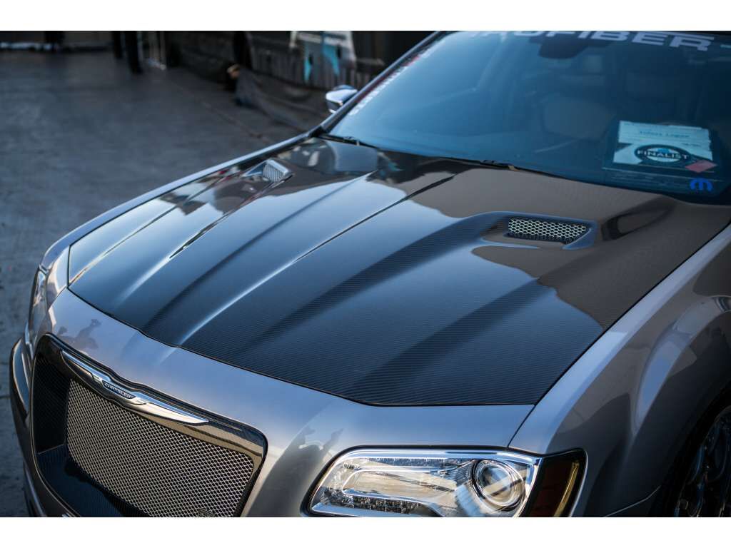 2011-2023 Chrysler 300/300c RTC Functional Ram Air Carbon Fiber Hood