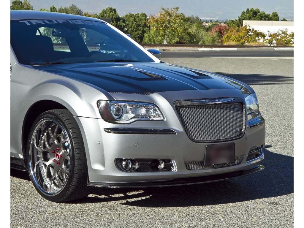 2011-2014 Chrysler 300 Carbon Fiber Front Lip Spoiler