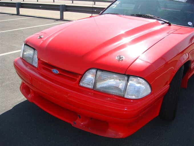 1987-1993 Ford Mustang Cobra R Fiberglass Heat Extractor Hood