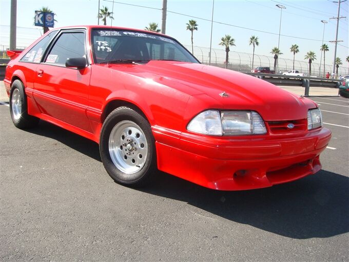 1987-1993 Ford Mustang Cobra R Fiberglass Heat Extractor Hood