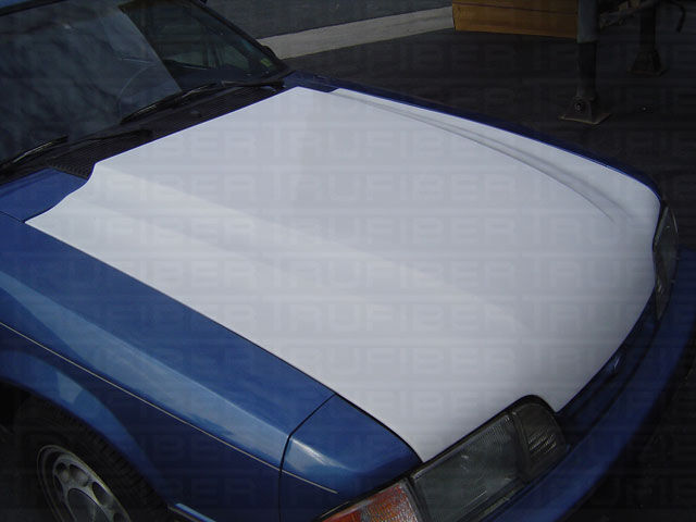 1987-1993 Ford Mustang Cobra R Fiberglass Heat Extractor Hood