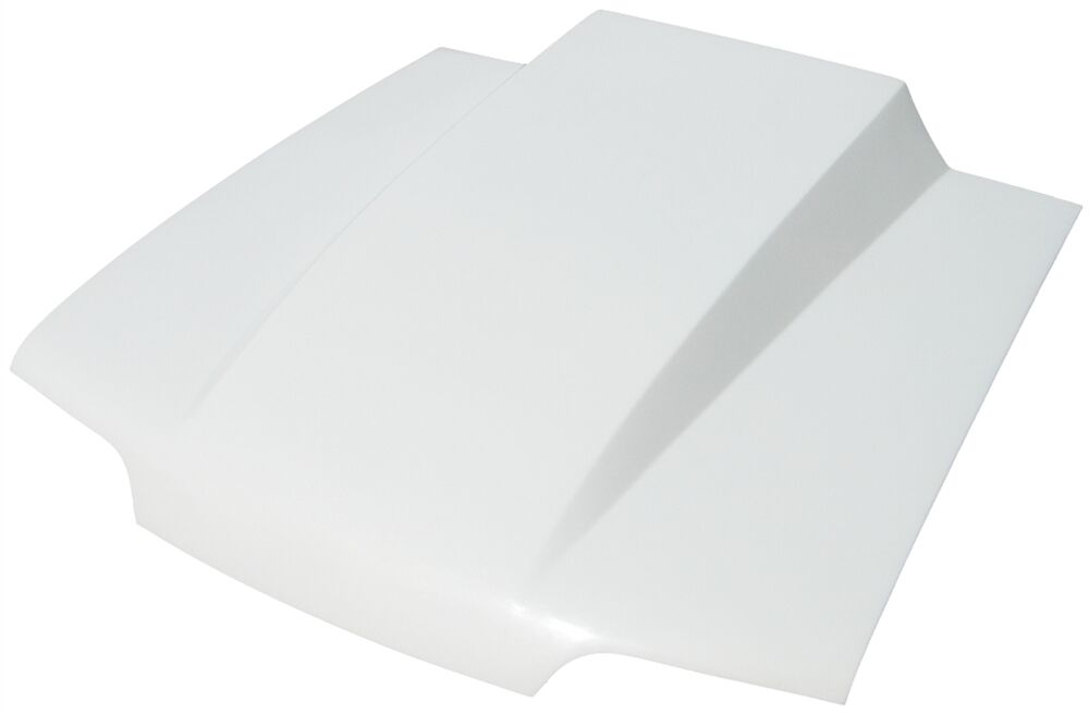 1987-1993 Ford Mustang 4" Cowl Induction Fiberglass Heat Extractor Hood - TF1002