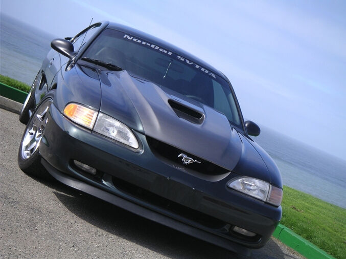 1999-2004 Ford Mustang Cobra R Fiberglass Heat Extractor Hood