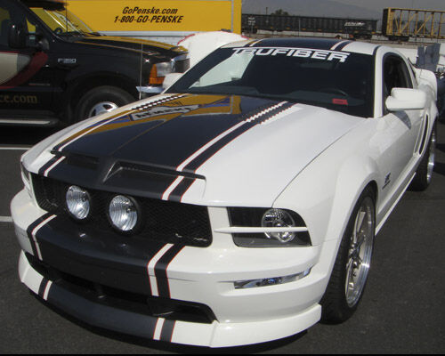 2005-2009 Ford Mustang GTS-3 Fiberglass Dual Functional Ram Air Hood