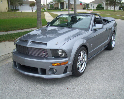 2005-2009 Ford Mustang GTS-3 Fiberglass Dual Functional Ram Air Hood