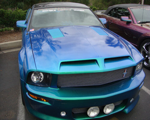 2005-2009 Ford Mustang GTS-3 Fiberglass Dual Functional Ram Air Hood