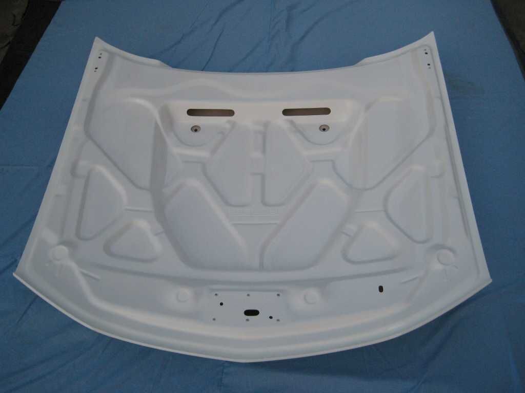 2005-2009 Ford Mustang GT500 3" Cowl Induction Fiberglass Heat Extractor Hood