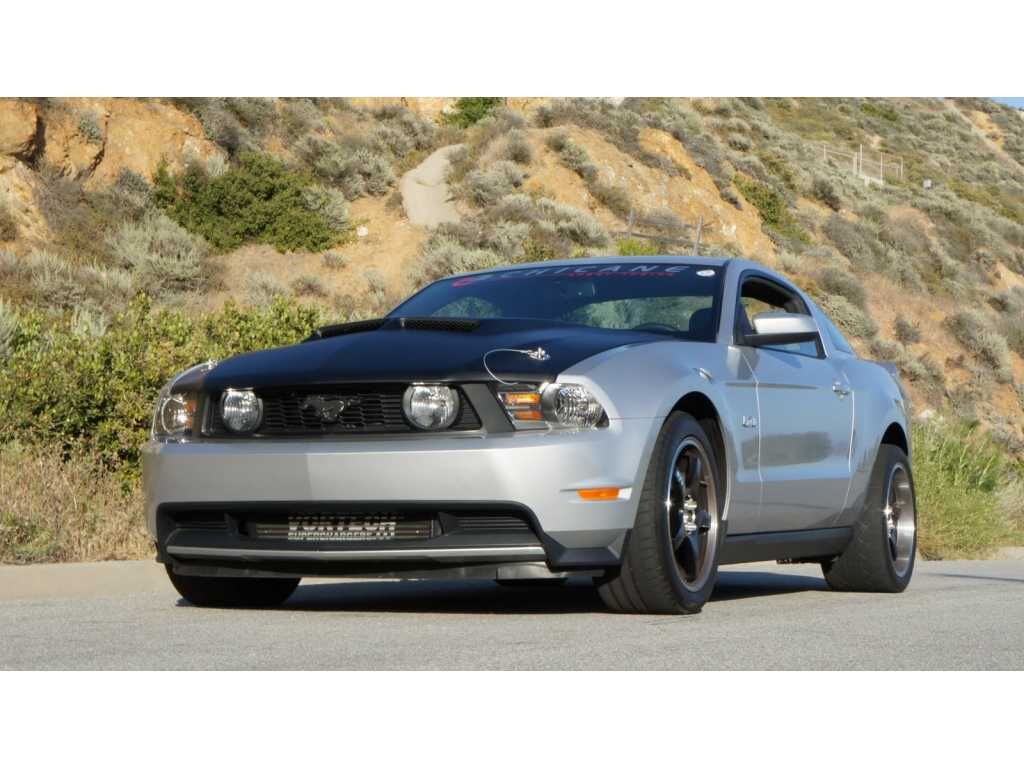 2010-2012 Ford Mustang A42 Fiberglass Ram Air Hood