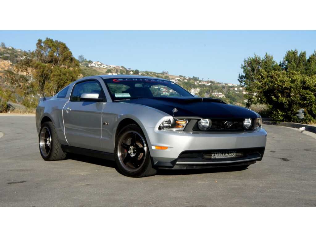 2010-2012 Ford Mustang A42 Fiberglass Ram Air Hood