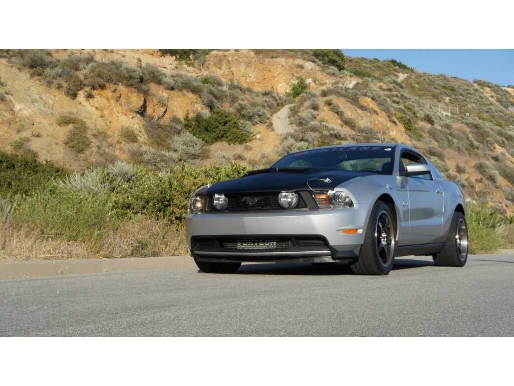 2010-2012 Ford Mustang A42 Fiberglass Ram Air Hood