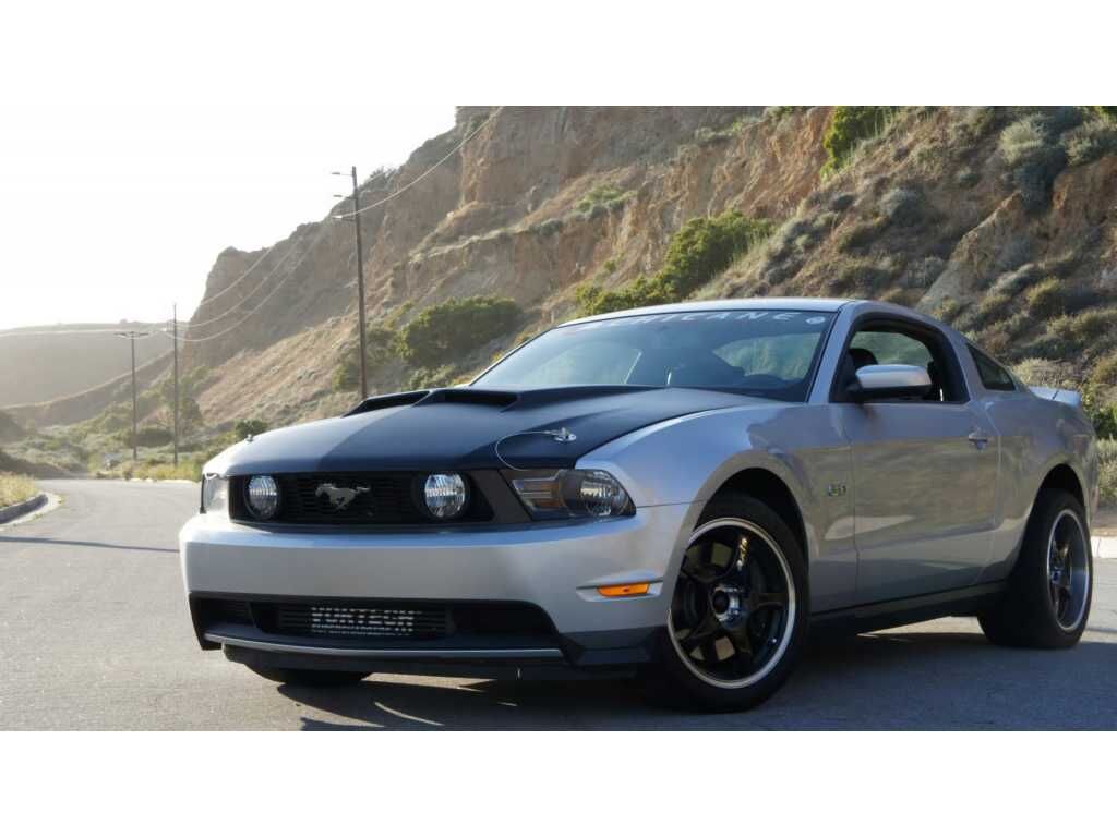 2010-2012 Ford Mustang A42 Fiberglass Ram Air Hood