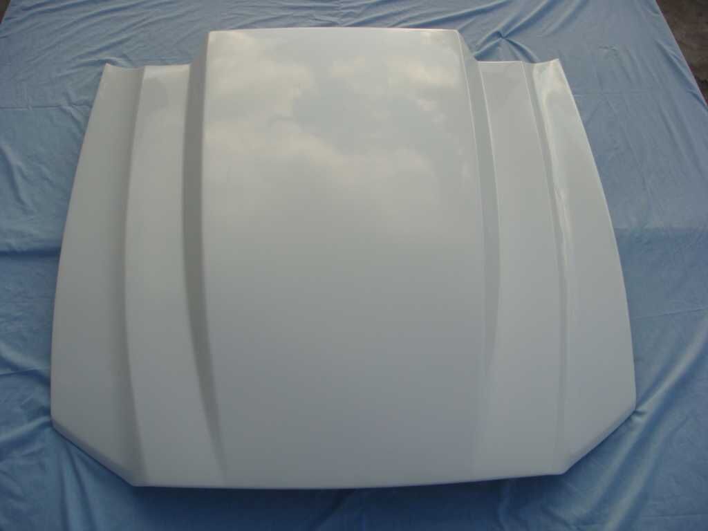 2013-2014 Ford Mustang V6/GT 3" Cowl Induction Fiberglass Heat Extractor Hood -