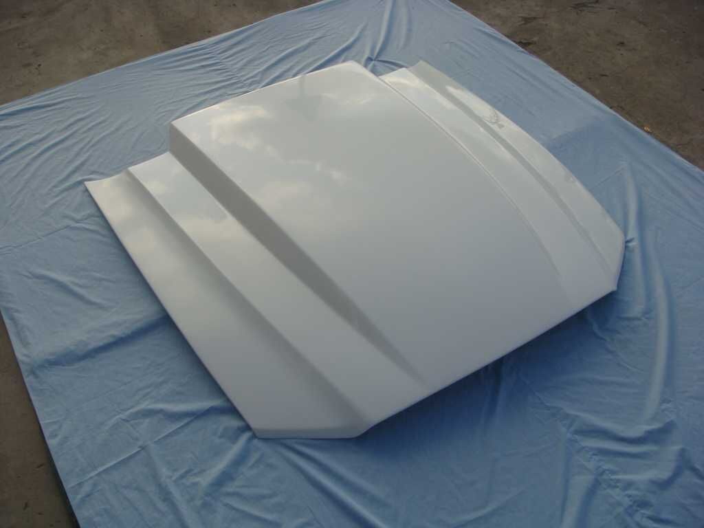 2013-2014 Ford Mustang V6/GT 3" Cowl Induction Fiberglass Heat Extractor Hood