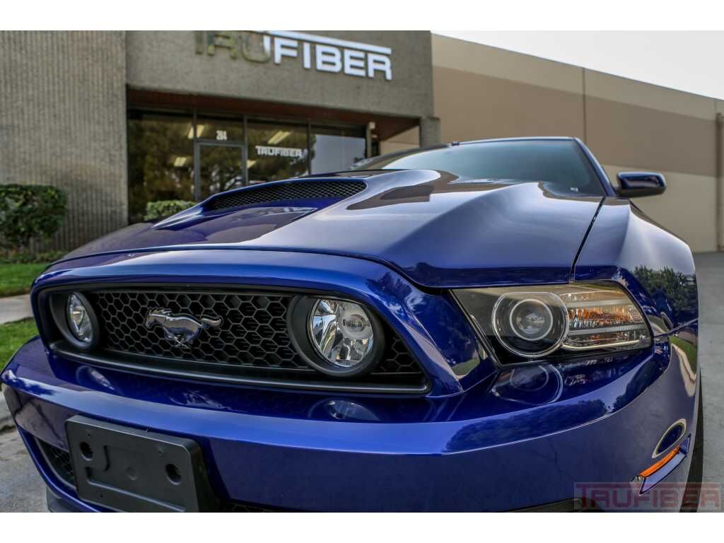 2010-2014 Ford Mustang GT500 A72 Fiberglass Dual Functional Ram Air Hood