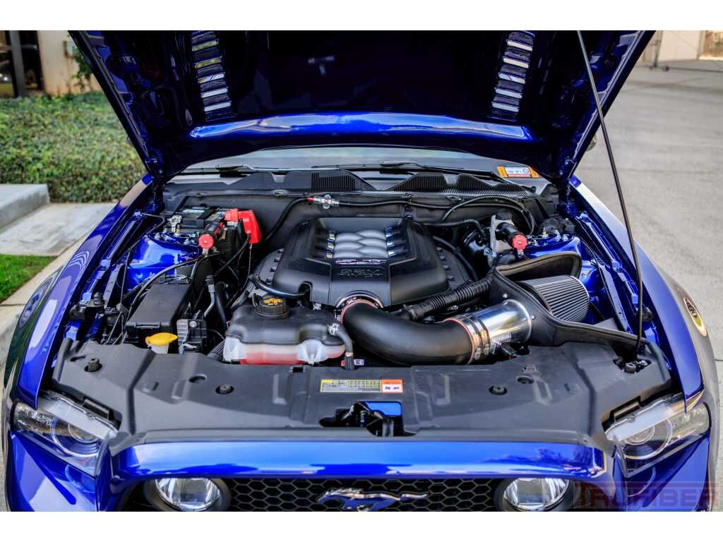 2010-2014 Ford Mustang GT500 A72 Fiberglass Dual Functional Ram Air Hood