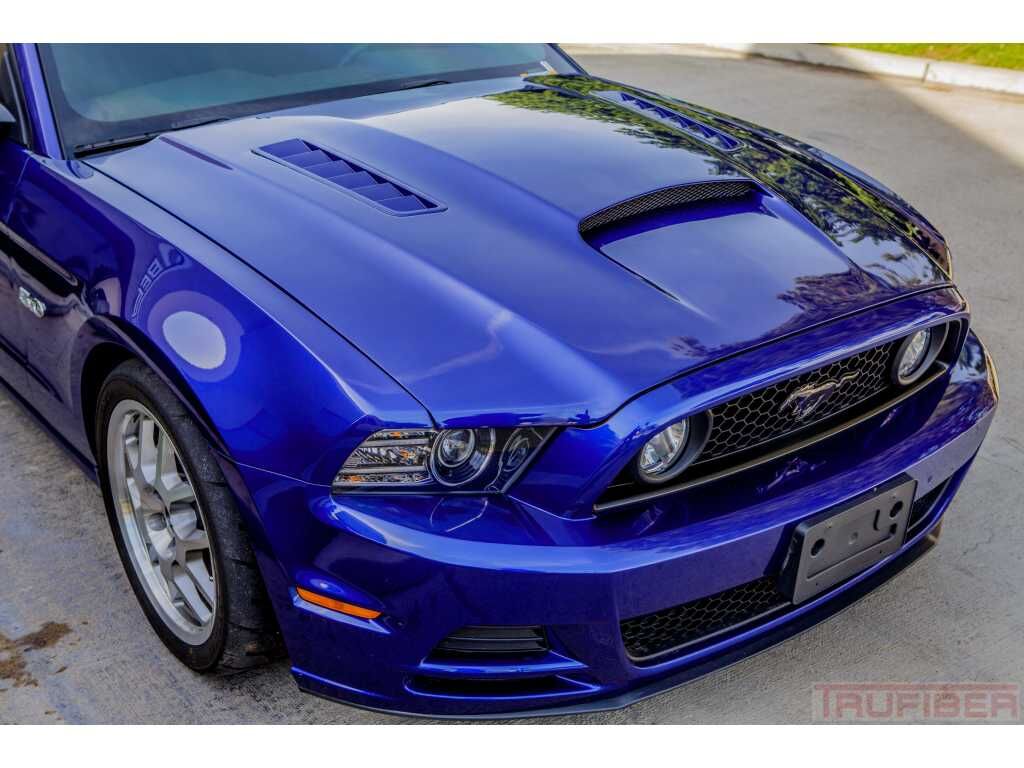 2010-2014 Ford Mustang GT500 A72 Fiberglass Dual Functional Ram Air Hood