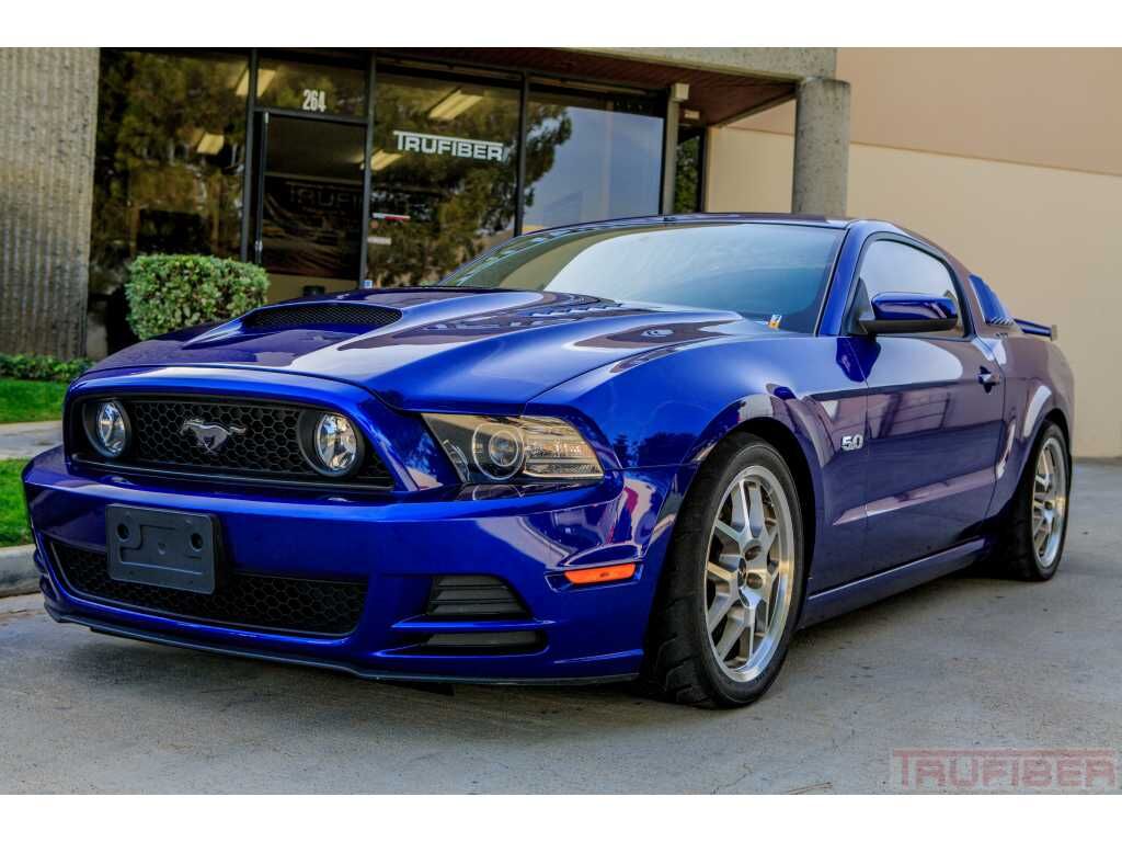 2010-2014 Ford Mustang GT500 A72 Fiberglass Dual Functional Ram Air Hood