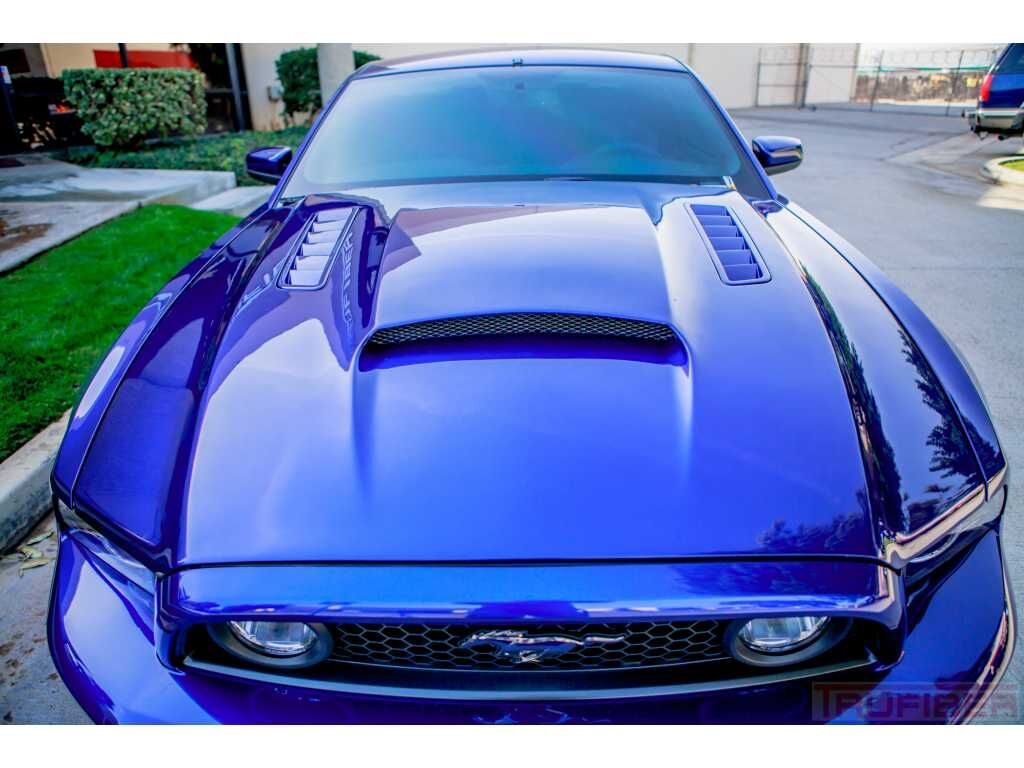 2010-2014 Ford Mustang GT500 A72 Fiberglass Dual Functional Ram Air Hood