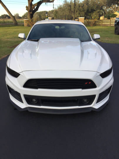 2015-2017 Ford Mustang Ecoboost/V6/GT 3" Cowl Induction Fiberglass Heat Extractor Hood