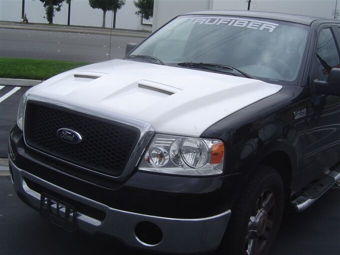 2004-2008 Ford F-150 Mach 1 Fiberglass Ram Air Hood