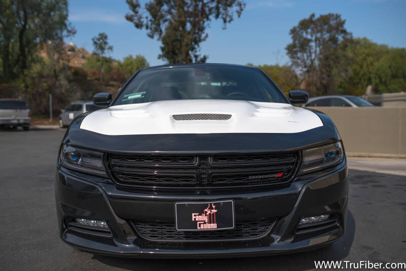 2015-2023 Dodge Charger A80 Fiberglass Heat Extractor Hood