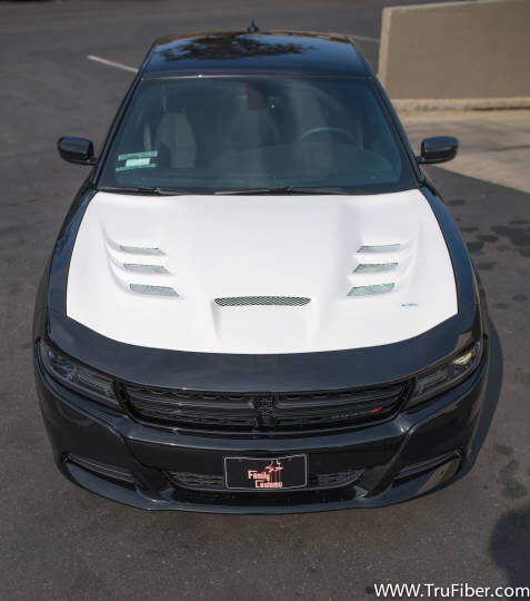 2015-2023 Dodge Charger A80 Fiberglass Heat Extractor Hood