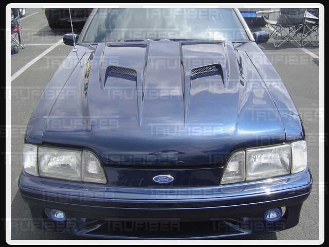 1987-1993 Ford Mustang Mach 2 Fiberglass Heat Extractor Hood