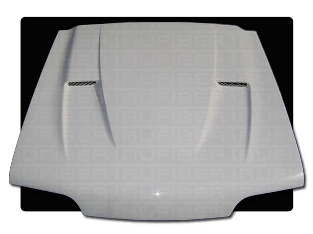 1987-1993 Ford Mustang Super Fiberglass Heat Extractor Hood