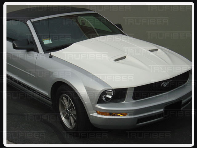 2005-2009 Ford Mustang Mach 1 Fiberglass Ram Air Hood