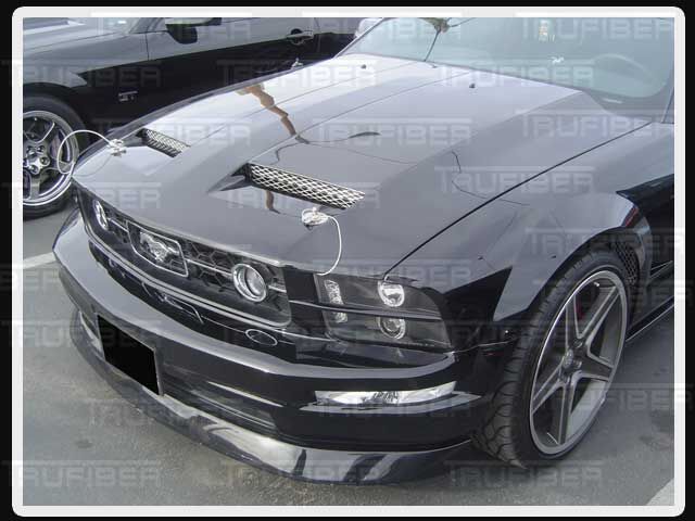 2005-2009 Ford Mustang GT-R Fiberglass Ram Air Hood