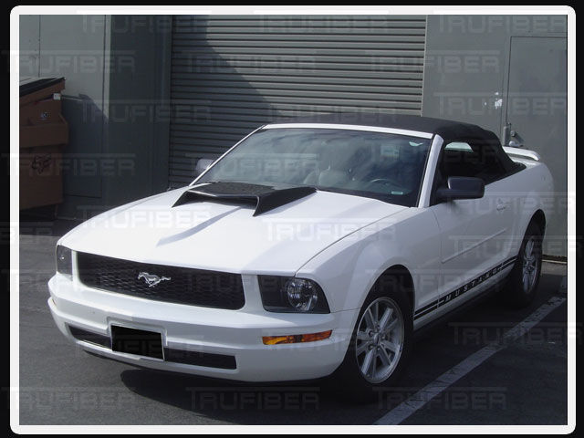 2005-2009 Ford Mustang B-429 Fiberglass Ram Air Hood