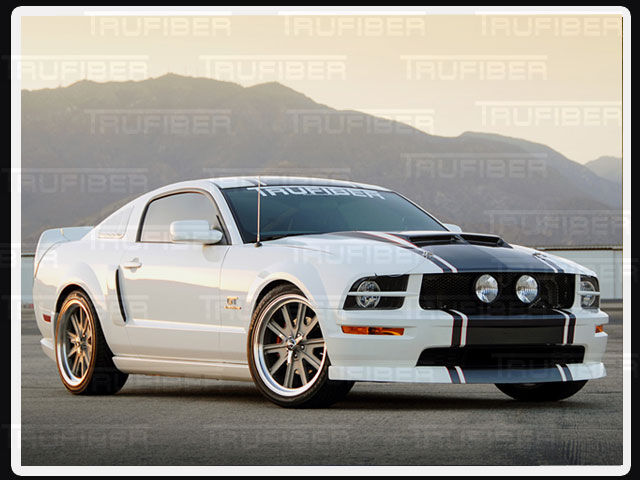 2005-2009 Ford Mustang SH-GT Fiberglass Ram Air Hood