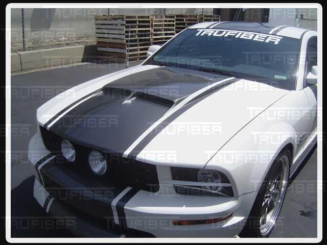 2005-2009 Ford Mustang SH-GT Fiberglass Ram Air Hood