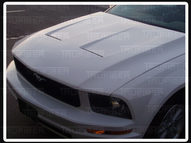 2005-2009 Ford Mustang SVT Fiberglass Heat Extractor Hood