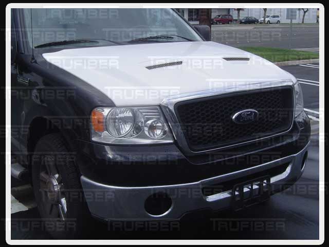 2004-2008 Ford F-150 Mach 1 Fiberglass Ram Air Hood