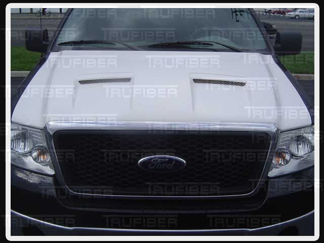 2004-2008 Ford F-150 Mach 1 Fiberglass Ram Air Hood
